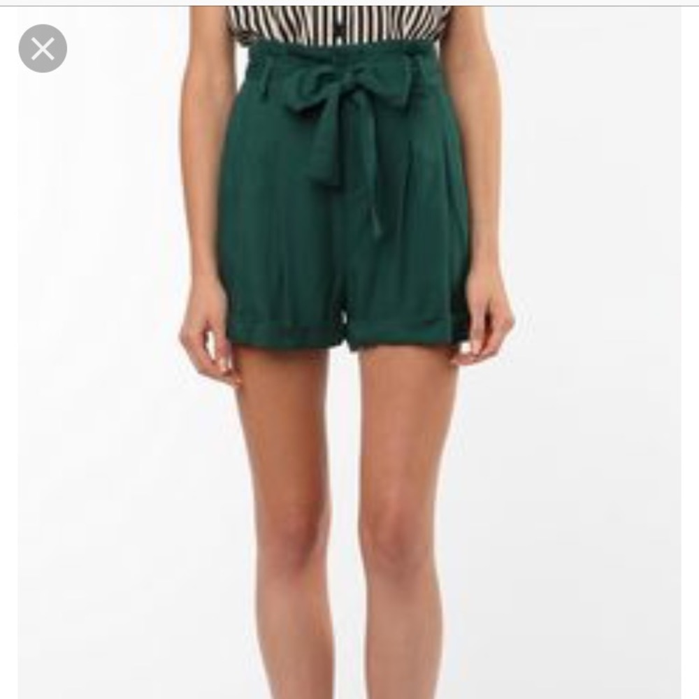 Sparkle & fade urban outfitters paper bag shorts
